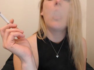 lip fetish, pov, smoke, smoking fetish