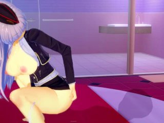 Gneisenau_is hard to spell - Azur Lane - 3DHentai / Koikatsu