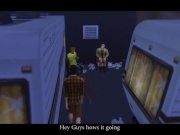 Preview 2 of Truckstop Slut Service Boy Part 1 Dirty talk - Sims 4