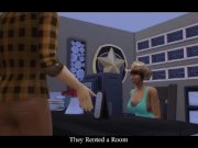 Preview 5 of Truckstop Slut Service Boy Part 1 Dirty talk - Sims 4