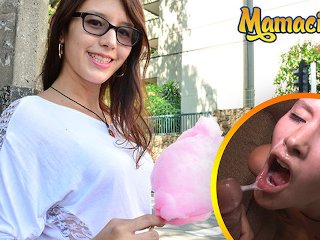 MAMACITAZ - Tiny Latina Amateur Teen Gets Picked Up And Facialized
