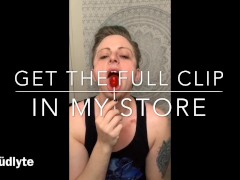 Goth trans man sucks lollipop like its your cock TEASER. Full clip in store