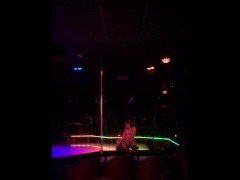 Just stripping while club is slow