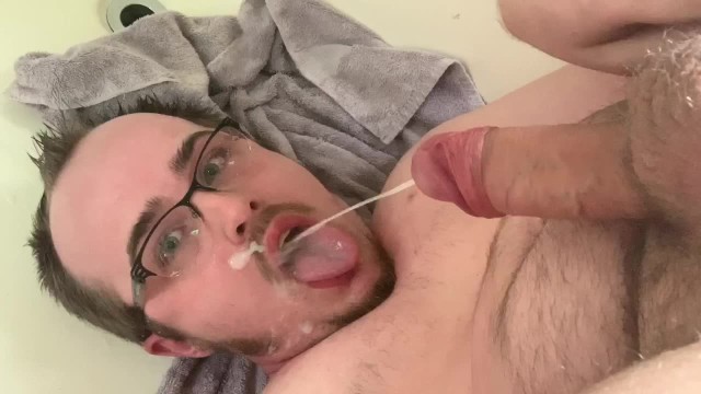 Gargling my Cum & Piss in Slow Motion