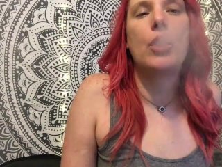 solo female, smoke fetish, oral worship, smoking fetish