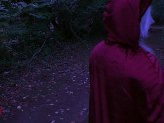Red Riding Hood Cosplay Masturbation Bad Dragon Dildo