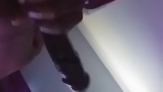 Jerkin my big black cock