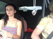 Preview 1 of Young student fucking for road