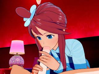 Pokemon - Futanari Elesa Fucks Skyla 3D Hentai
