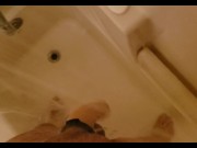 Preview 1 of She wanted me to get freaky in shower with my super long cock