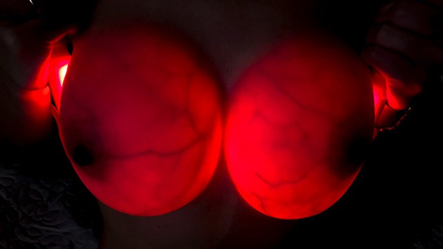 Glow boobs how silicone implants glow in the dark.