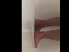 Sexy feet take a shower