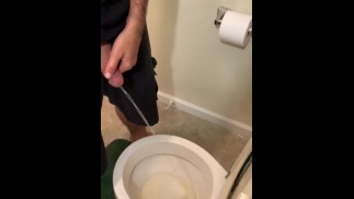 Bathroom pissing