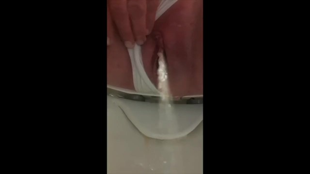 Masturbate and Pee in my Satin White Panties