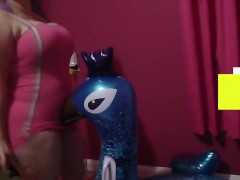 Playing with the Peacock - inflatables Teaser