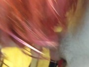 Preview 5 of School GF Tries A Toy In Her Ass And Struggles With a Cock