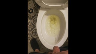 Male POV peeing