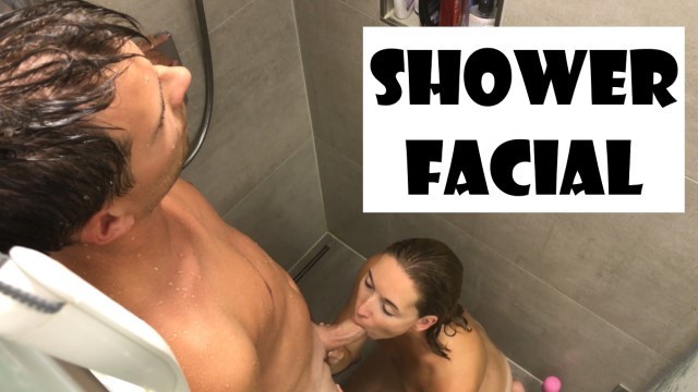 Shower Cumshot Porn - FACIAL in the Shower - Pornhub.com