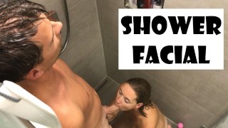 FACIAL in the shower