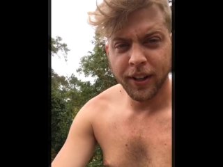 SKINNY WHITE WHORE GETS FUCKED ON TRACTOR 
