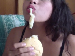 SisLovesMe - INSIDE ME WITH MEAT SANDWICH FOR a LUCKY SEMENTAL