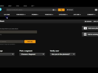HOW TO: Upload a cum pic to Pornhub
