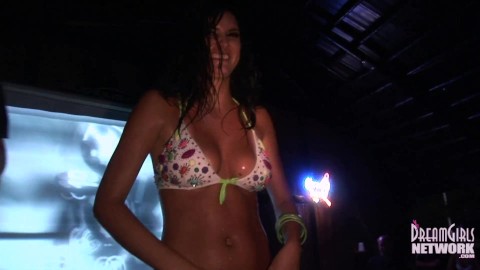 College Teens So Hot In Wet Bikini Contest At Local Club