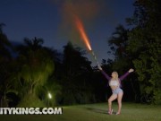 Preview 2 of Reality Kings - Abella Danger gets choked and fucked while camping
