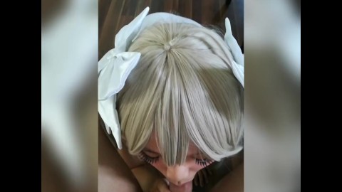 Kasugano sora cosplay blowjob 