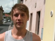 Preview 1 of CZECH HUNTER 467 -  Muscular Jock Takes A Big Dick Up His Smooth Behind