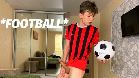 Football 18 y.o & Secret Training for Winning /Big Dick/Uncut/Hot