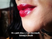 Preview 1 of JOI (EN. subtitles) - The mouth #1 - jerk off and cum in SOLVEIG's mouth