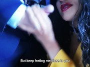 Preview 5 of JOI (EN. subtitles) - The mouth #1 - jerk off and cum in SOLVEIG's mouth