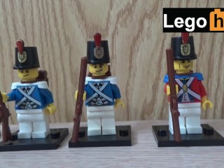 Lego Minifigures of Sexy British Imperial Soldiers