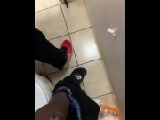 Preview 2 of Almost caught fucking asian guy in the asian market bathroom