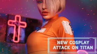 Kinky Dope Cosplay's Attack On Titan Sex Scene