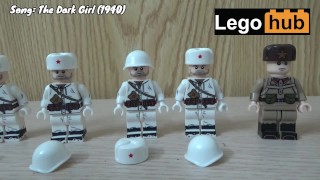 Lego Soviet Soldiers Being Unpacked With Soviet Music