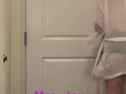Preview 1 of Delivery Flash Turns Me Into Slut Stranger Blowjob and Touching Flashing