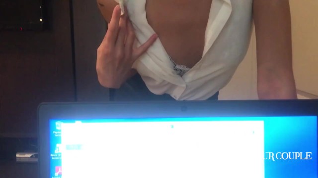 SECRETARY FUCKS THE GUY WHO FIXED HER COMPUTER IN OFFICE - SWAMATEURCOUPLE