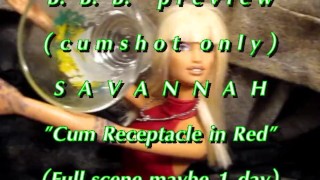 B.B.B. preview: Savannah's "Shot Glass"(cum only) AVI no slomo