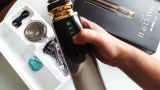 Max Cup 2 UNIMAT Gold Penis-Pump URNIGHT Unboxing Club-Des-Branleurs Fr