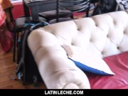 Preview 2 of LatinLeche - Cute Latino Hipster Gets A Sticky Cum Facial