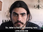 Preview 3 of LatinLeche - Cute Latino Hipster Gets A Sticky Cum Facial