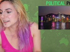 POLITICAL PORNO: HONG KONG WARREN SHILLIN CLIMATE STRIKE AND SPANKS!