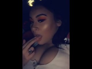 Teen fingering her asshole