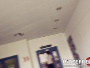 Preview 4 of HORNY student GABI GOLD! Blowjob & fuck at her university! HITZEFREI.dating