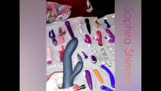 Секретная коллекция секс-игрушек мамочки-нимфоманки