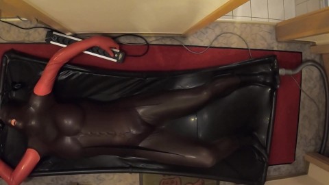 Living Doll Bondage in Vacbed - different positions