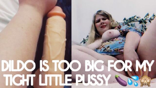 Dildo Too Big - Blonde BBW Teen Too Big Dildo Fuck â€“ effygracecams porn â€“ Burnham Brook  School