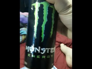 female, bbw, old young, monsterenergy